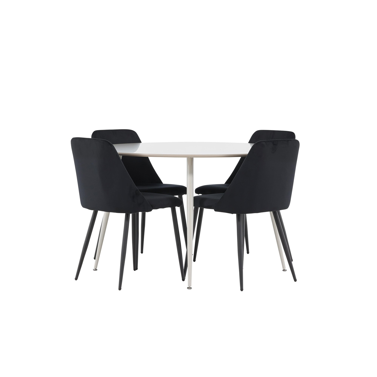 Matgrupp Venture Home Plaza Ø120 med 4 st Night Stolar