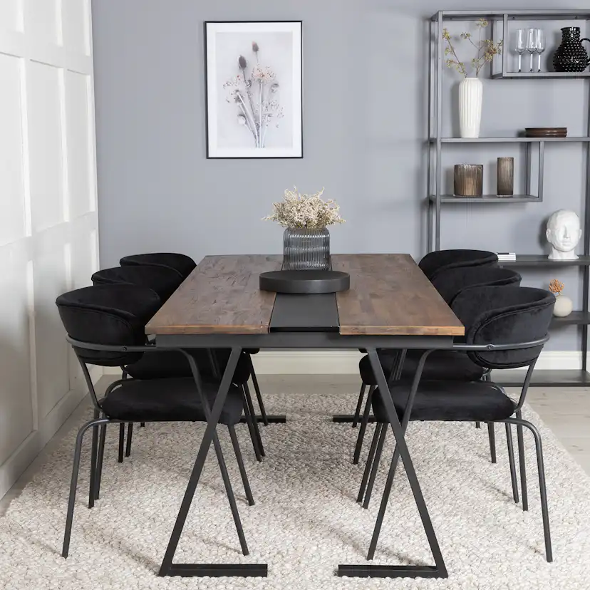 Matgrupp Venture Home Jane med 6 Aris Stolar