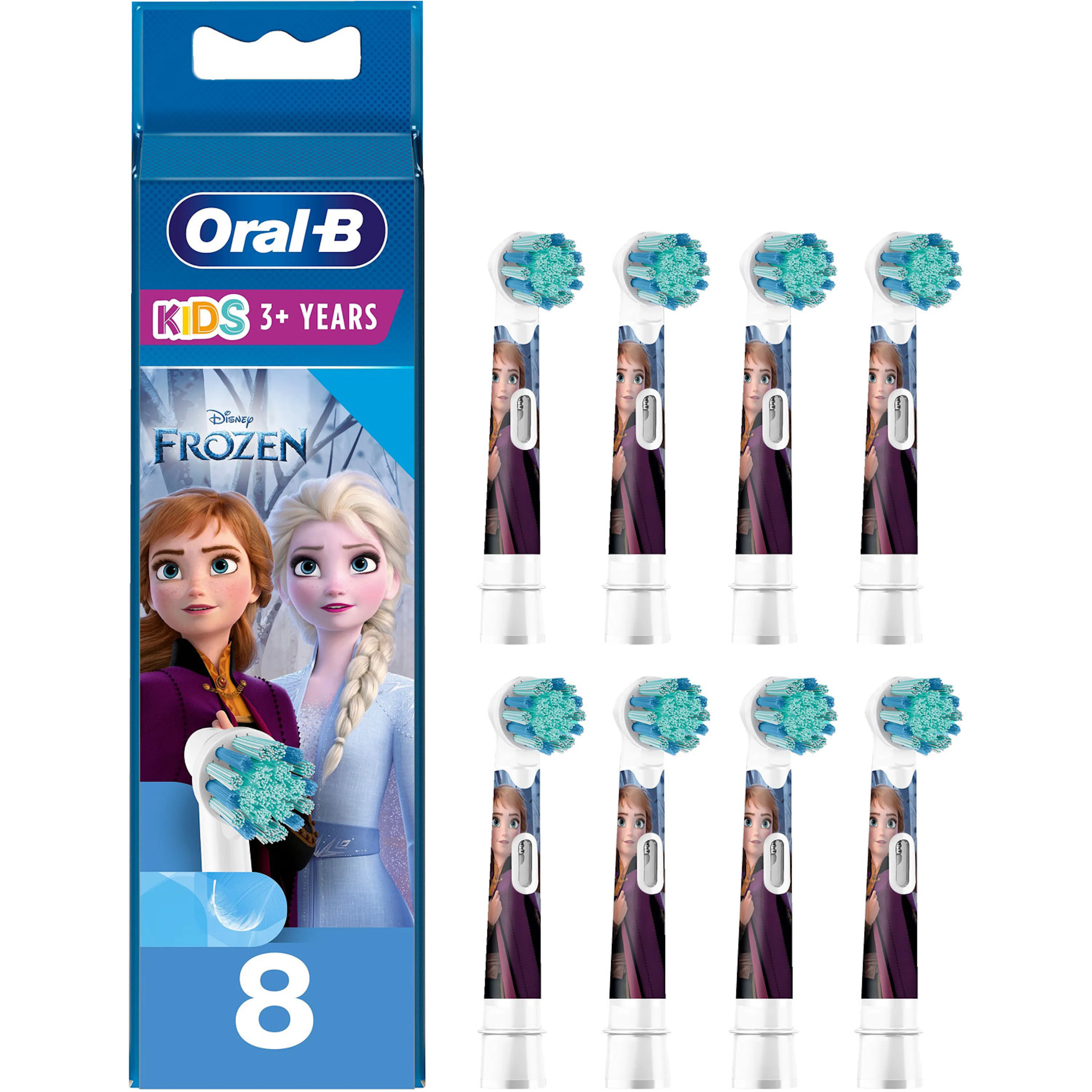 Borsthuvud Oral B Frozen 8 st