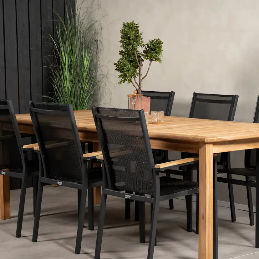 Matgrupp Venture Home Kiara 220 med 6 Thea Matstolar