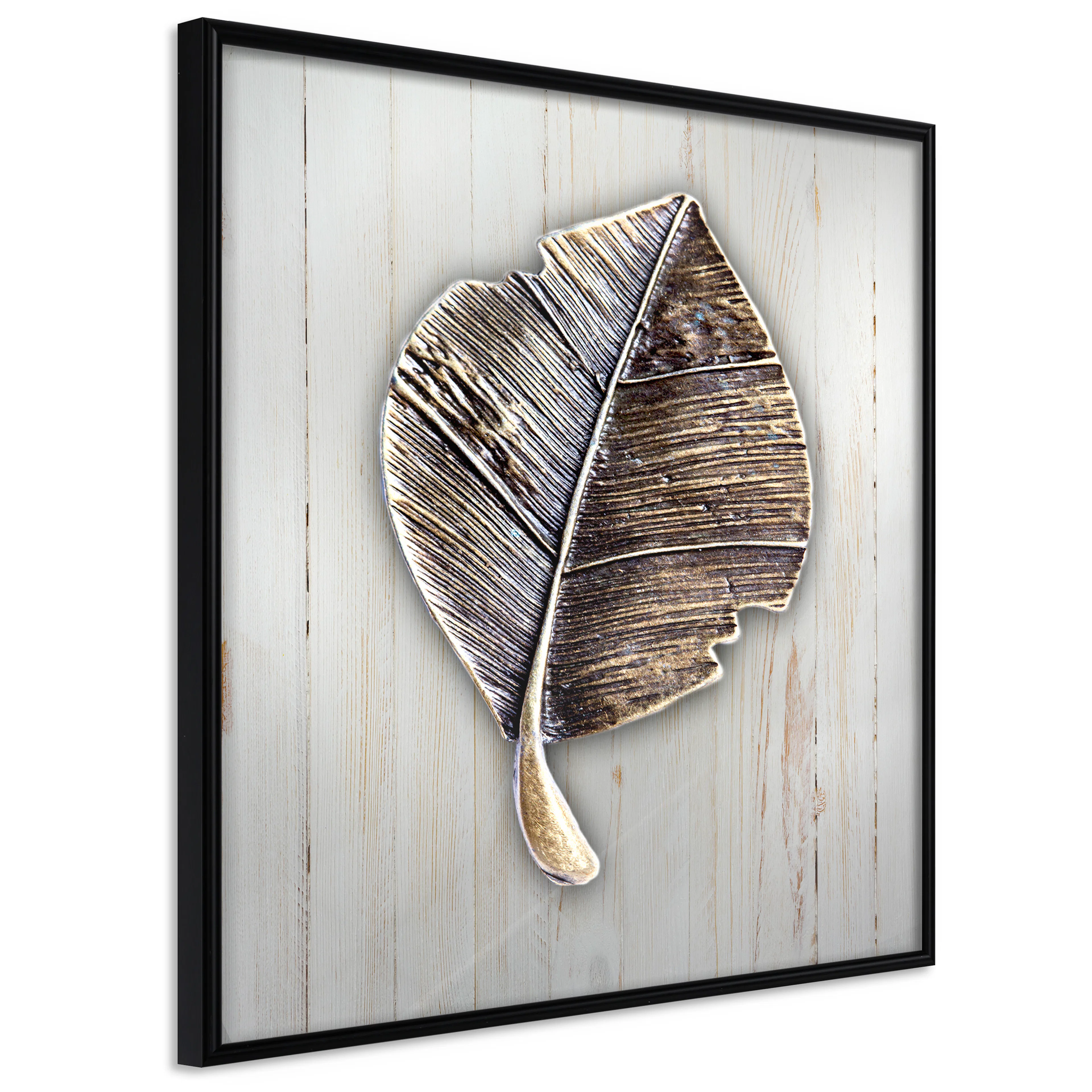Affisch - Enchanted in Gold [Poster] 20x20 Svart ram, 20x20 cm
