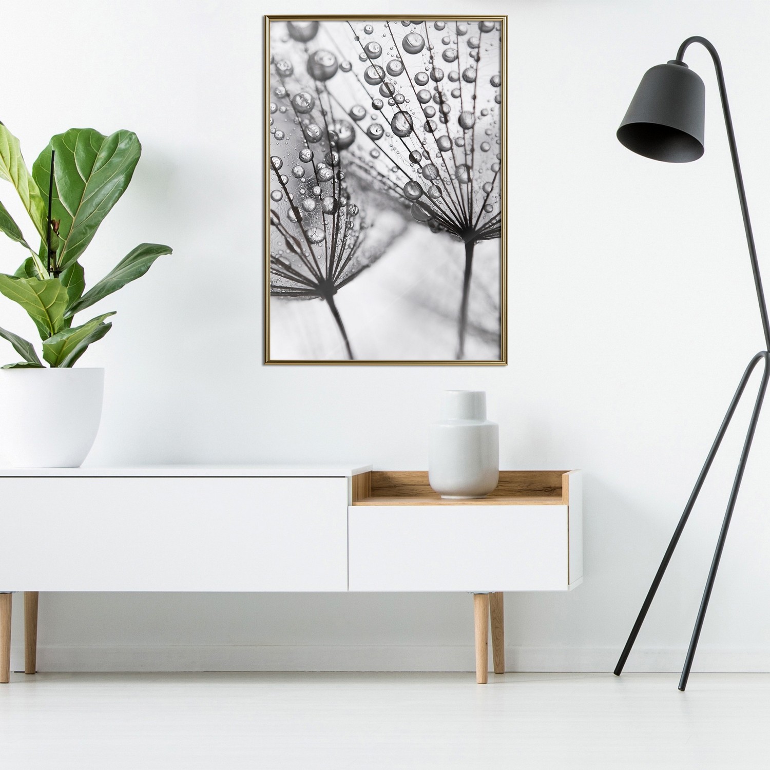 Affisch - Morning Dew [Poster] 20x30 Guld ram, 20x30 cm