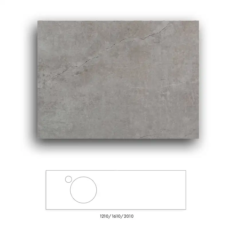 Bänkskiva Macro Design Crown+ Dekton 1610 till Tvättställsskåp Crown