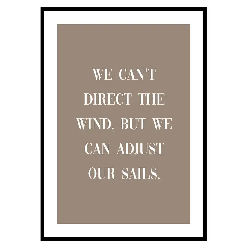 Poster Gallerix Adjust Our Sails
