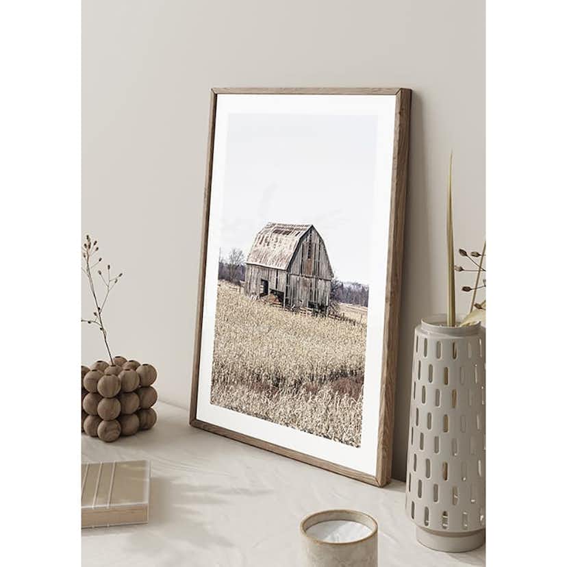 Poster Gallerix Old Wooden Farm House