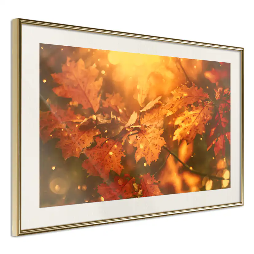 Poster Artgeist Affisch Dancing Leaves