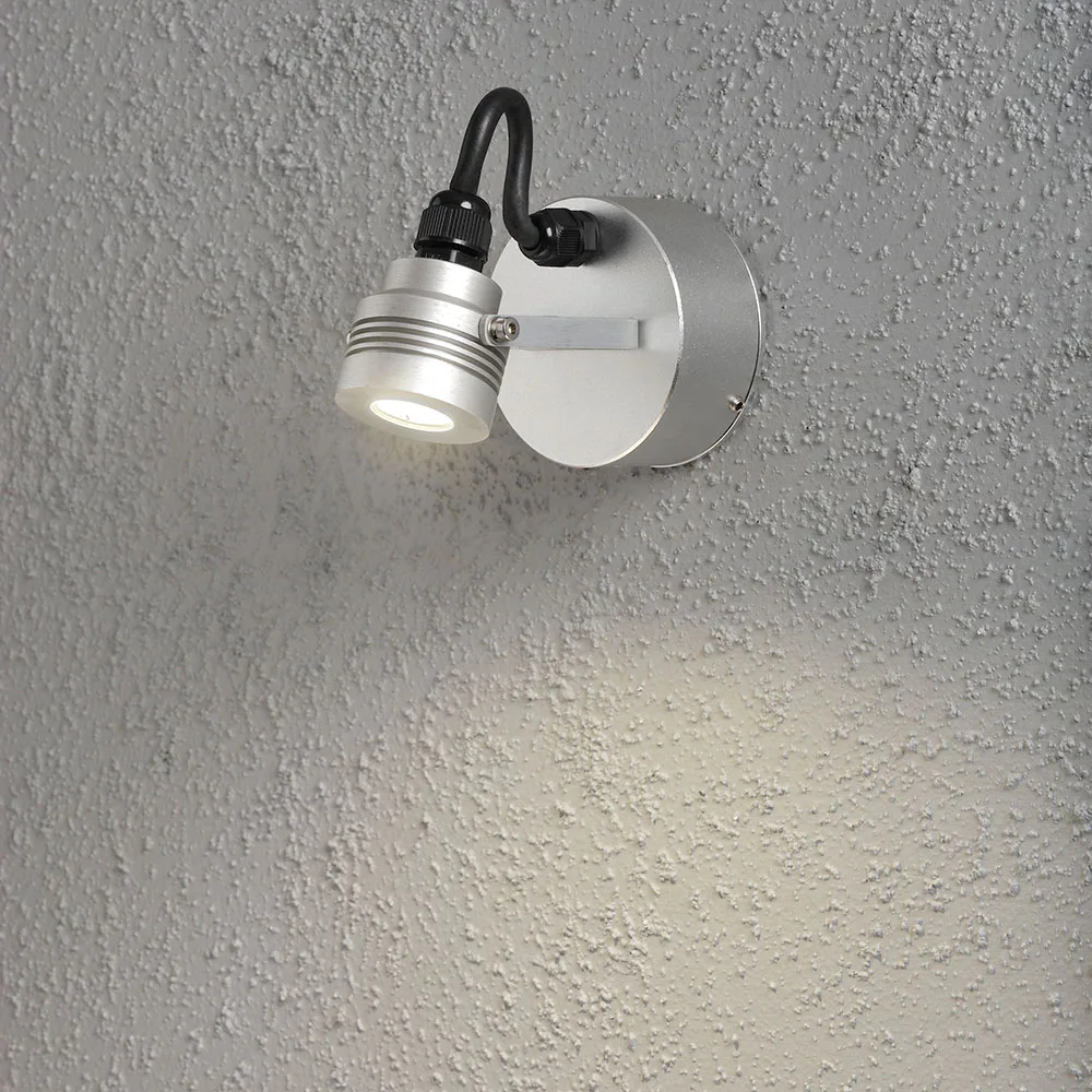 Vägglykta Gnosjö Konstsmide Monza 1x1W High Power LED