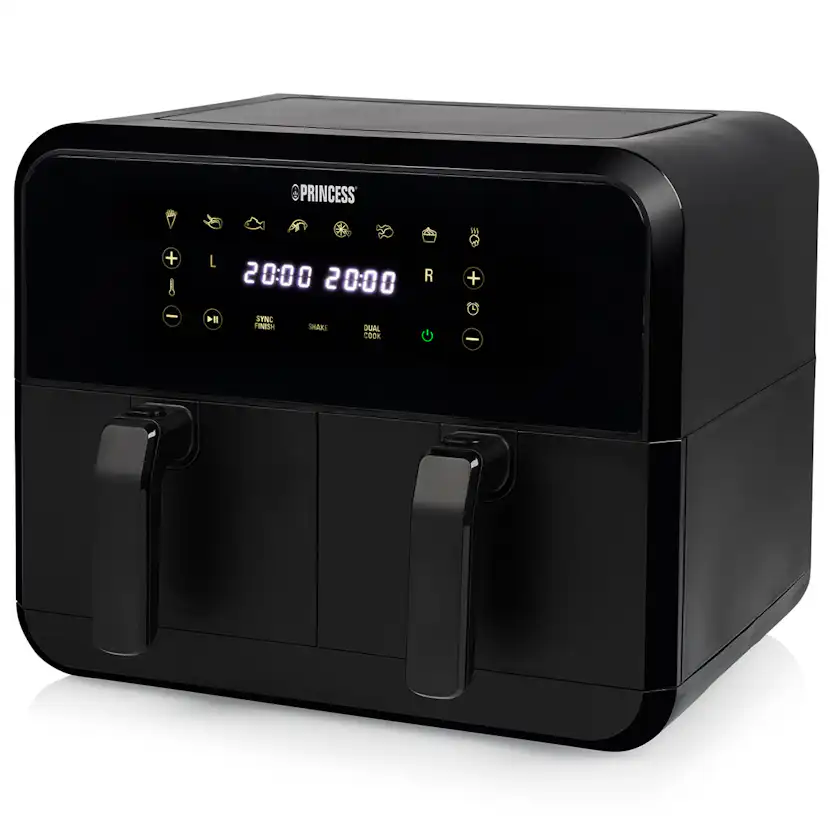 Luftfritös Princess Med Dubbla Korgar 2X4L 2400W 182068