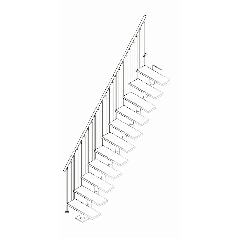 Extra Räcke Dolle Classic III Komplett Ek Lack