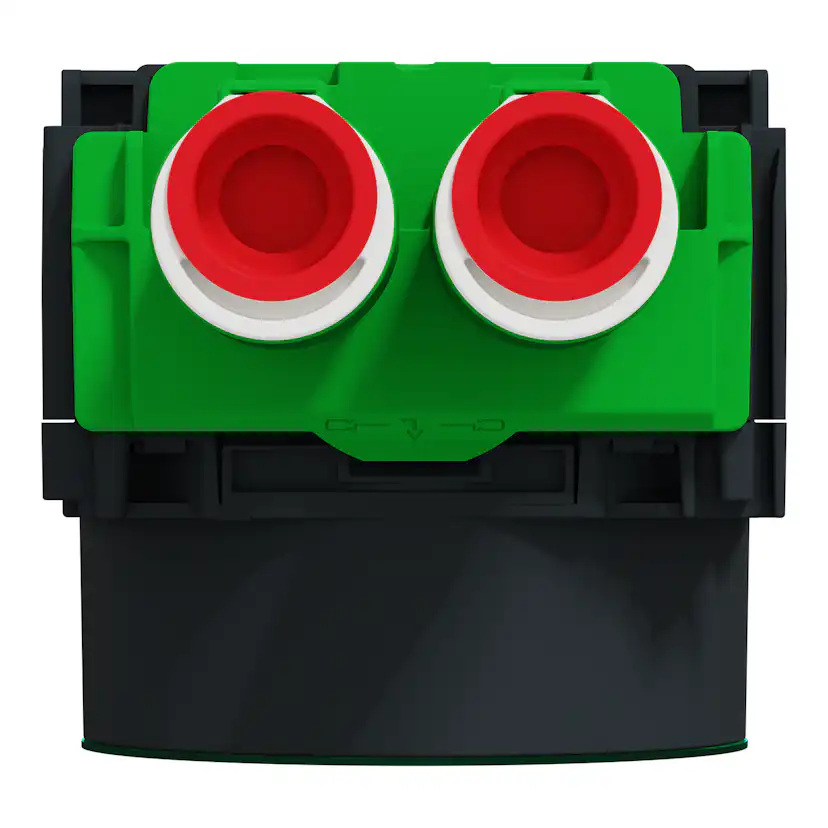 Apparatdosa Schneider Electric Multifix med Lock 1,5-modul för Dubbelgips 26 mm 2 Flexibla Stutsar Kombi 16/20 mm