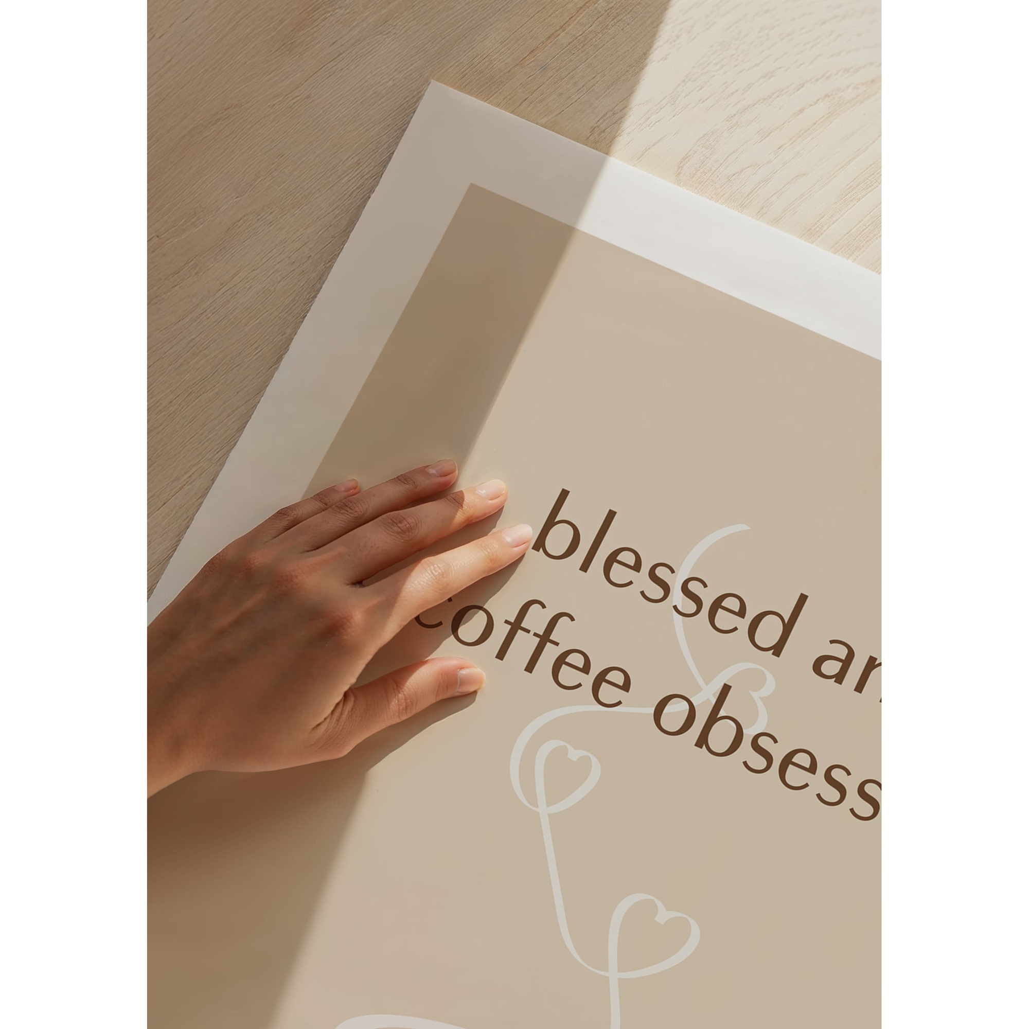 Poster Gallerix Coffee Obsessed