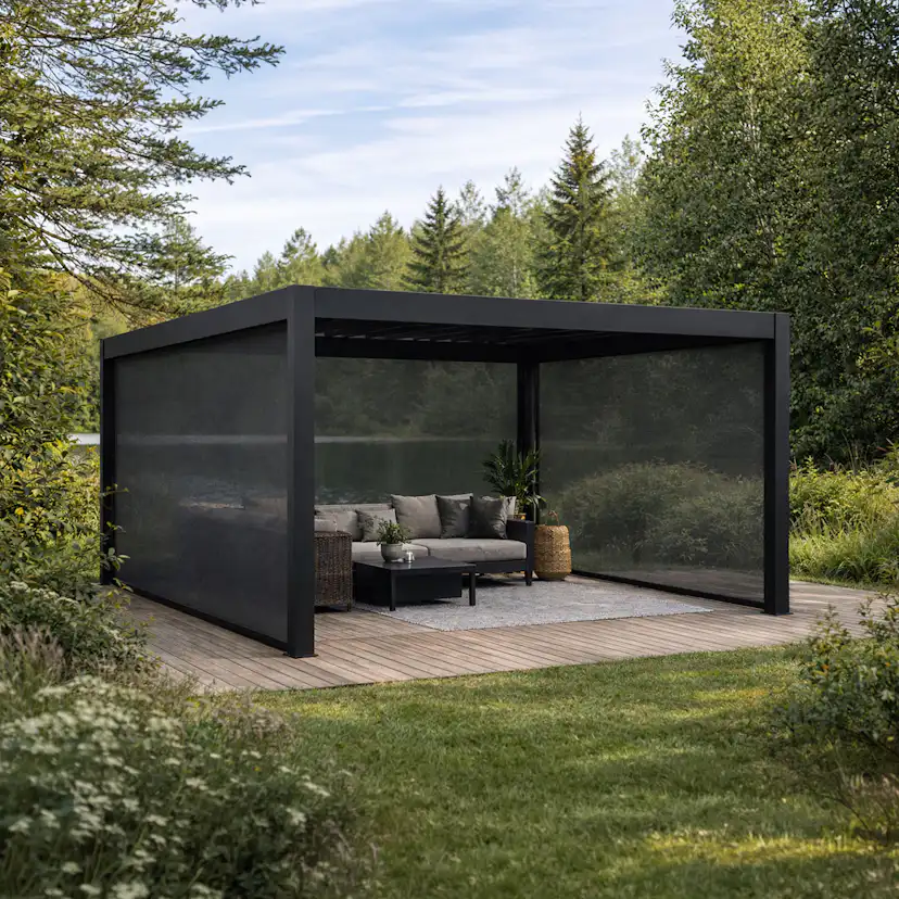 Pergola Jabo Tylösand 3x4 m Lamelltak