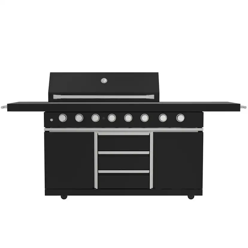 Gasolgrill Metalcraft New Orleans Blackline med Varmluftsfunktion