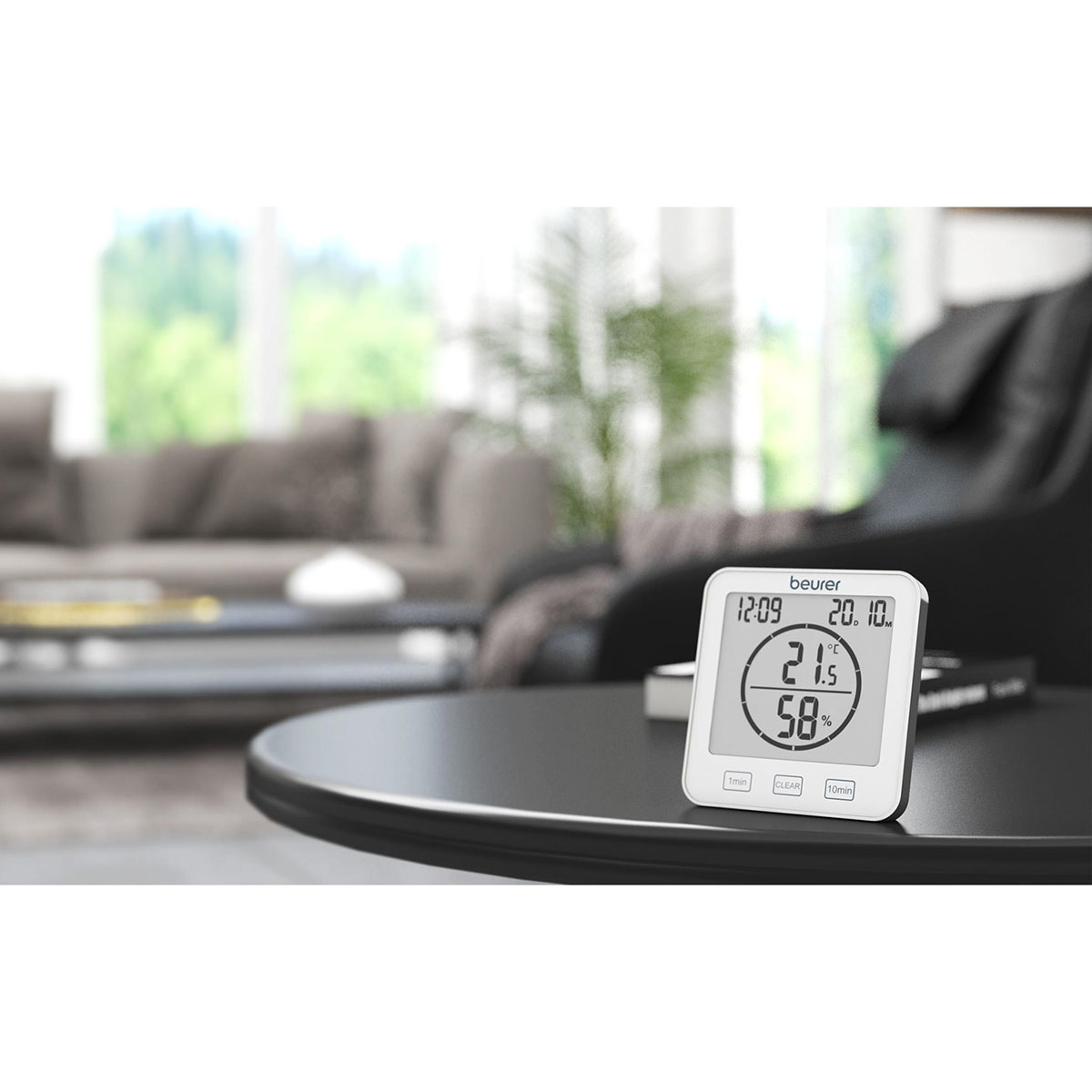 Thermo/Hygrometer Beurer HM22 Klocka