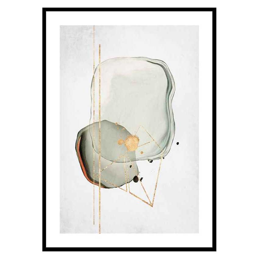 Poster Gallerix Abstract in Layers No4