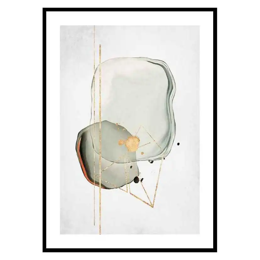 Poster Gallerix Abstract in Layers No4