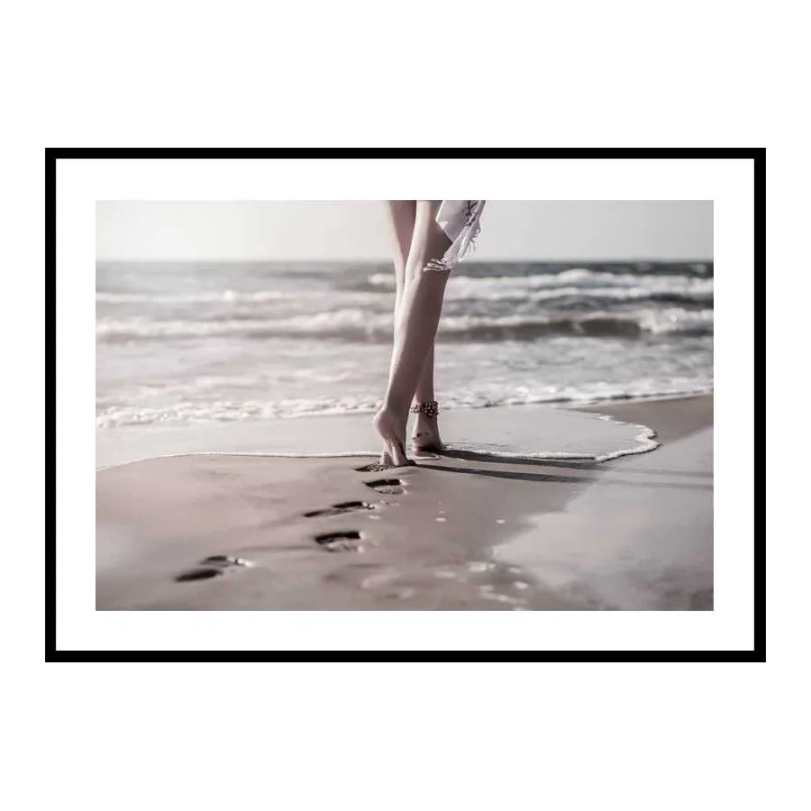 Beach Footprints 30x40 cm