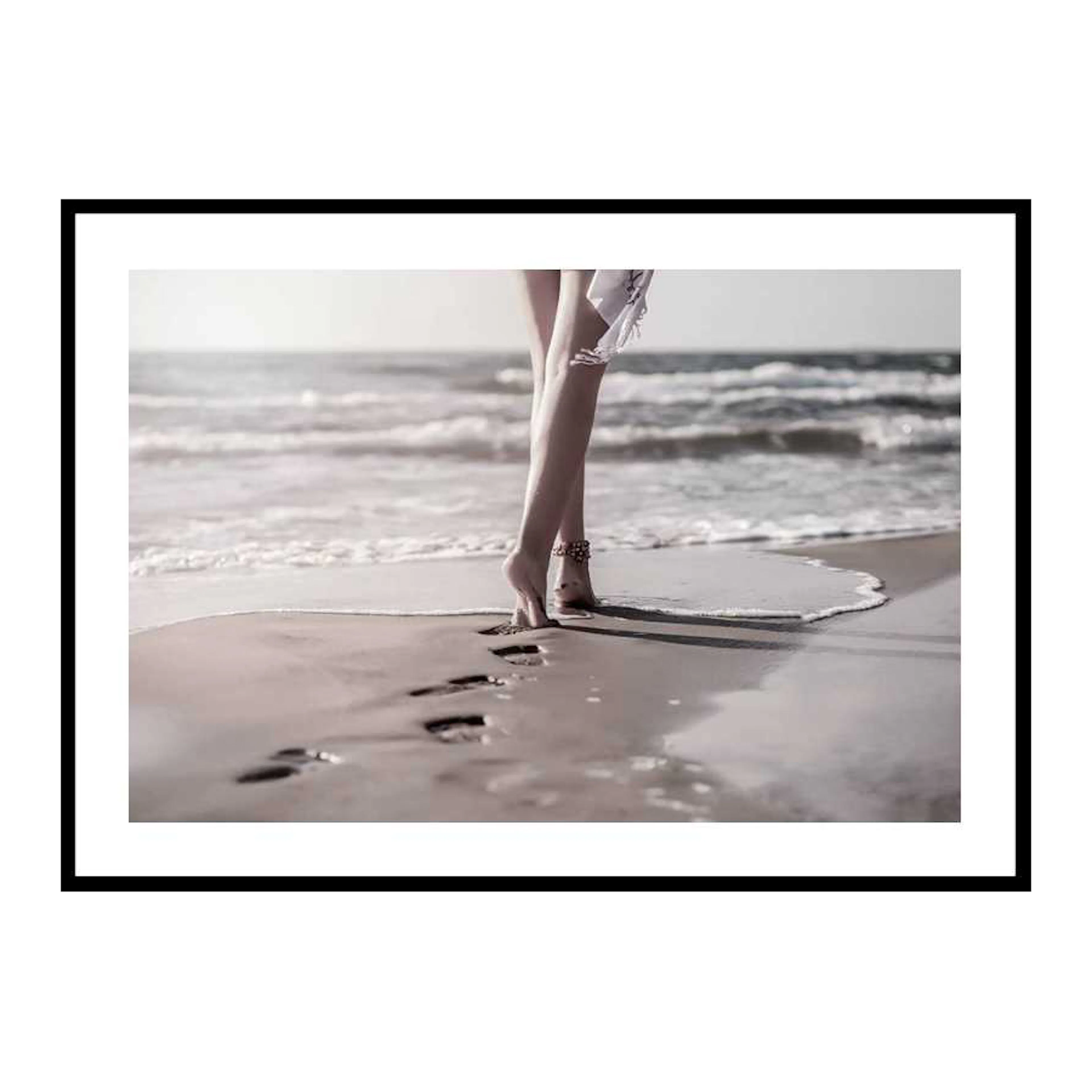 Beach Footprints 30x40 cm