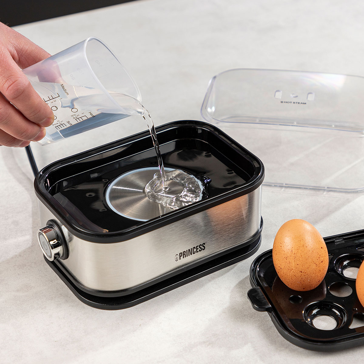 Äggkokare Princess 6 Ägg 400W Rostfritt Stål
