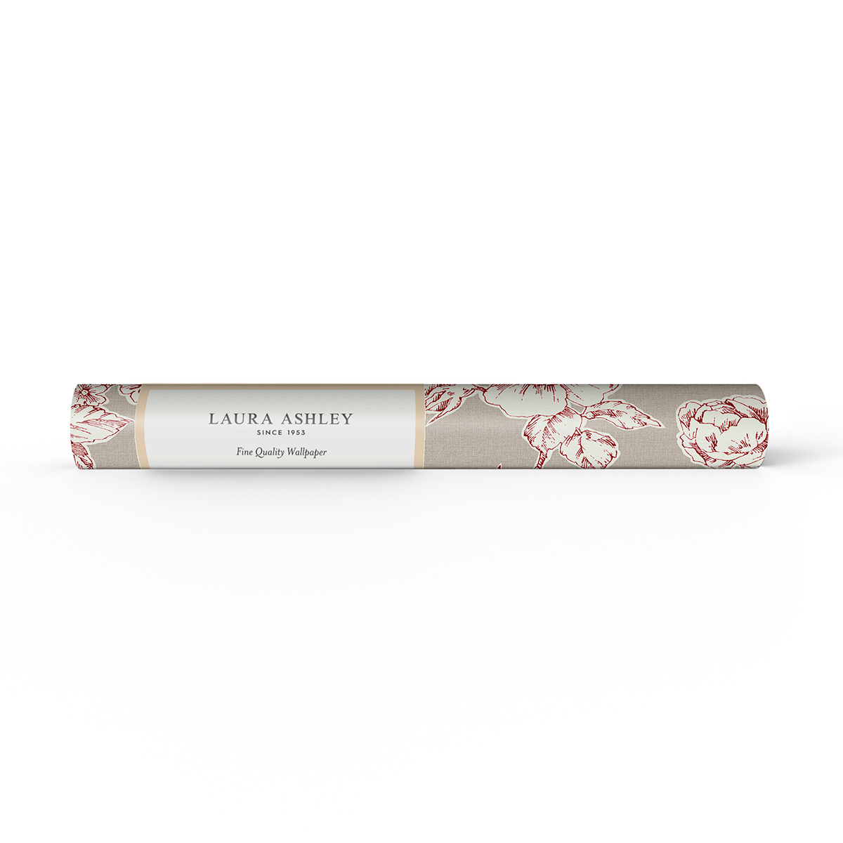 Tapet Laura Ashley Pollington Roses Grå