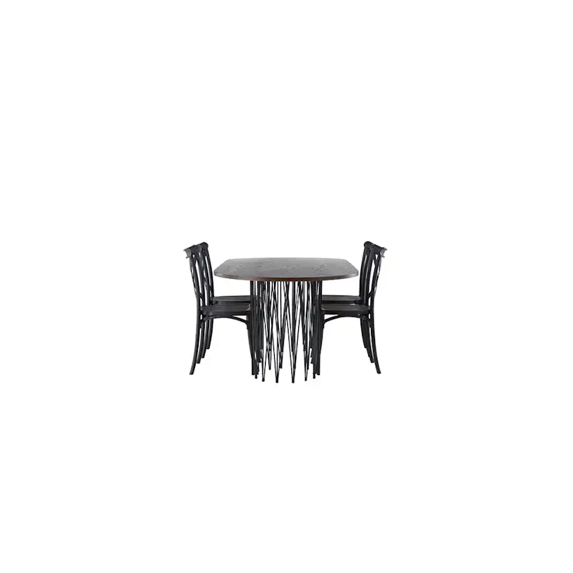 Matgrupp furniture/fashion Stone med 4 Crosett Stolar