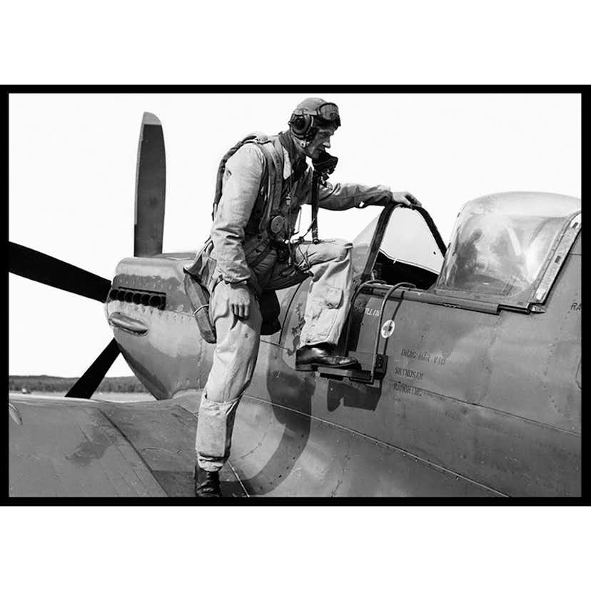 Poster Gallerix Spitfire Pilot