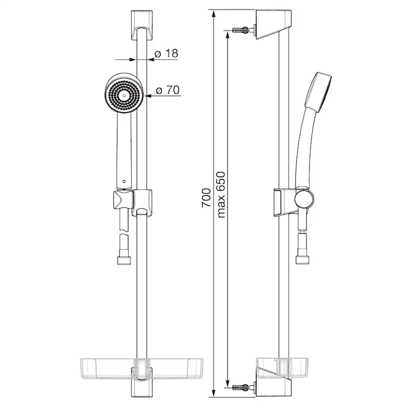 Duschset Oras Apollo 520-11