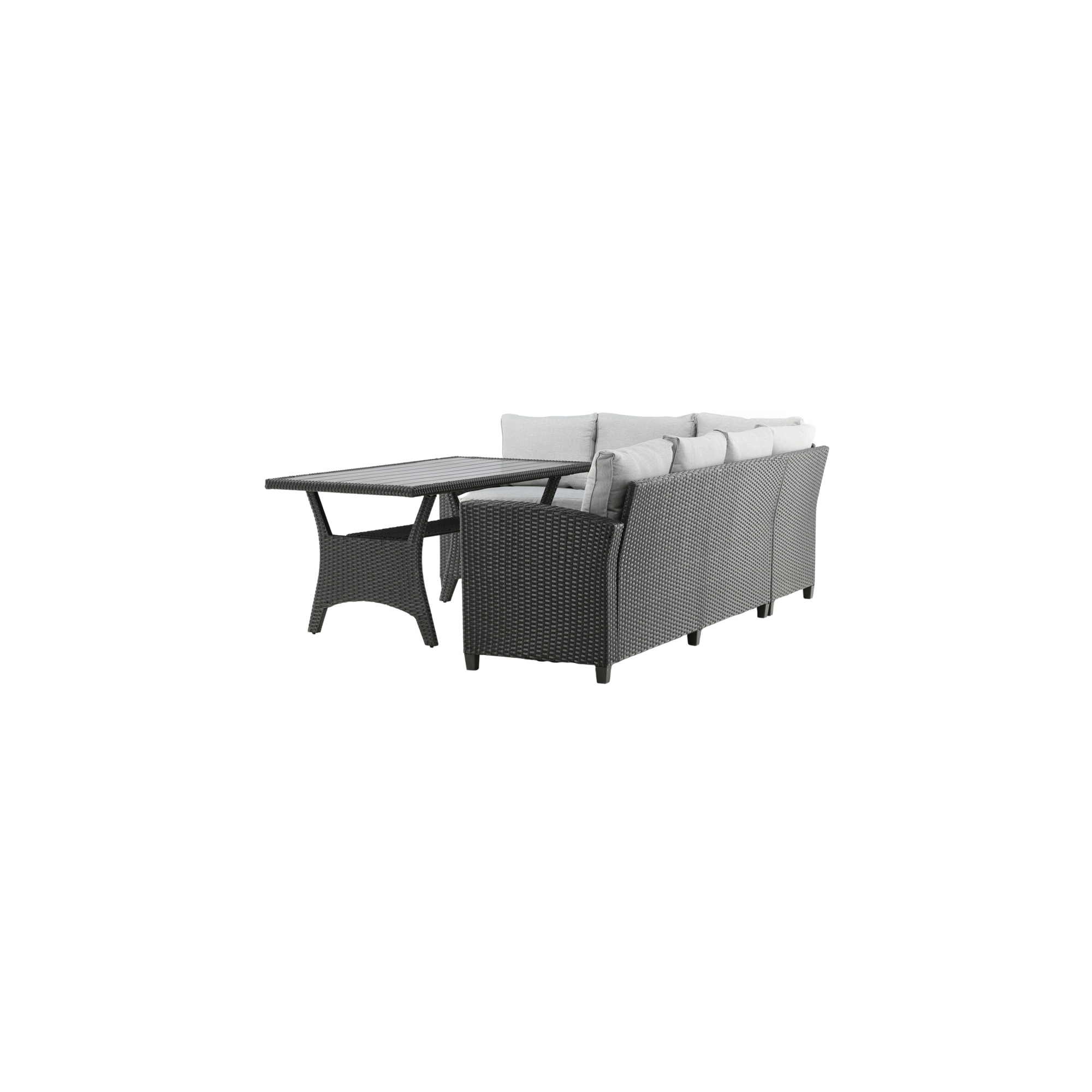 Brentwood Corner sofa - Black/Grey Svart/Grå