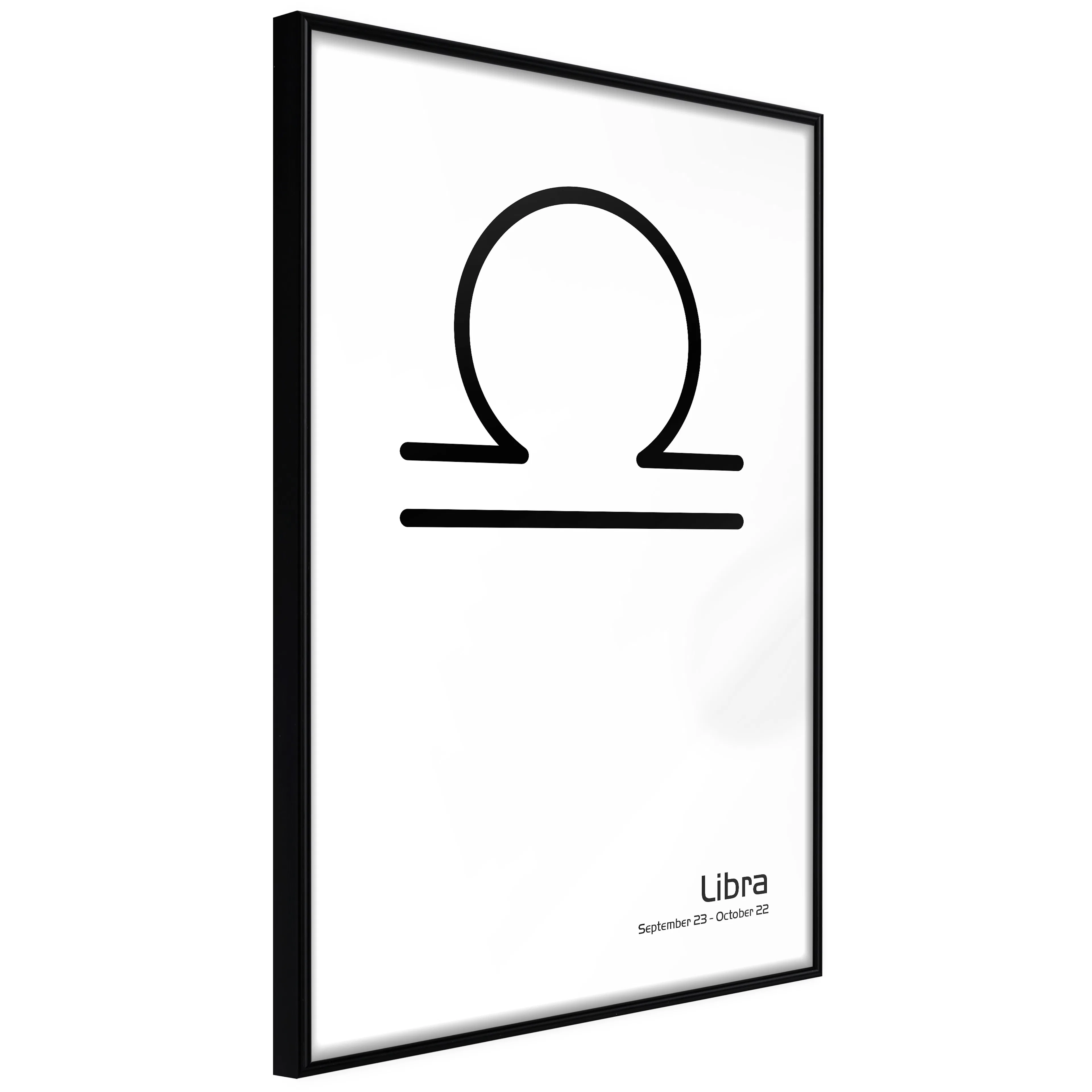 Affisch - Libra [Poster] 40x60 Svart ram, 40x60 cm