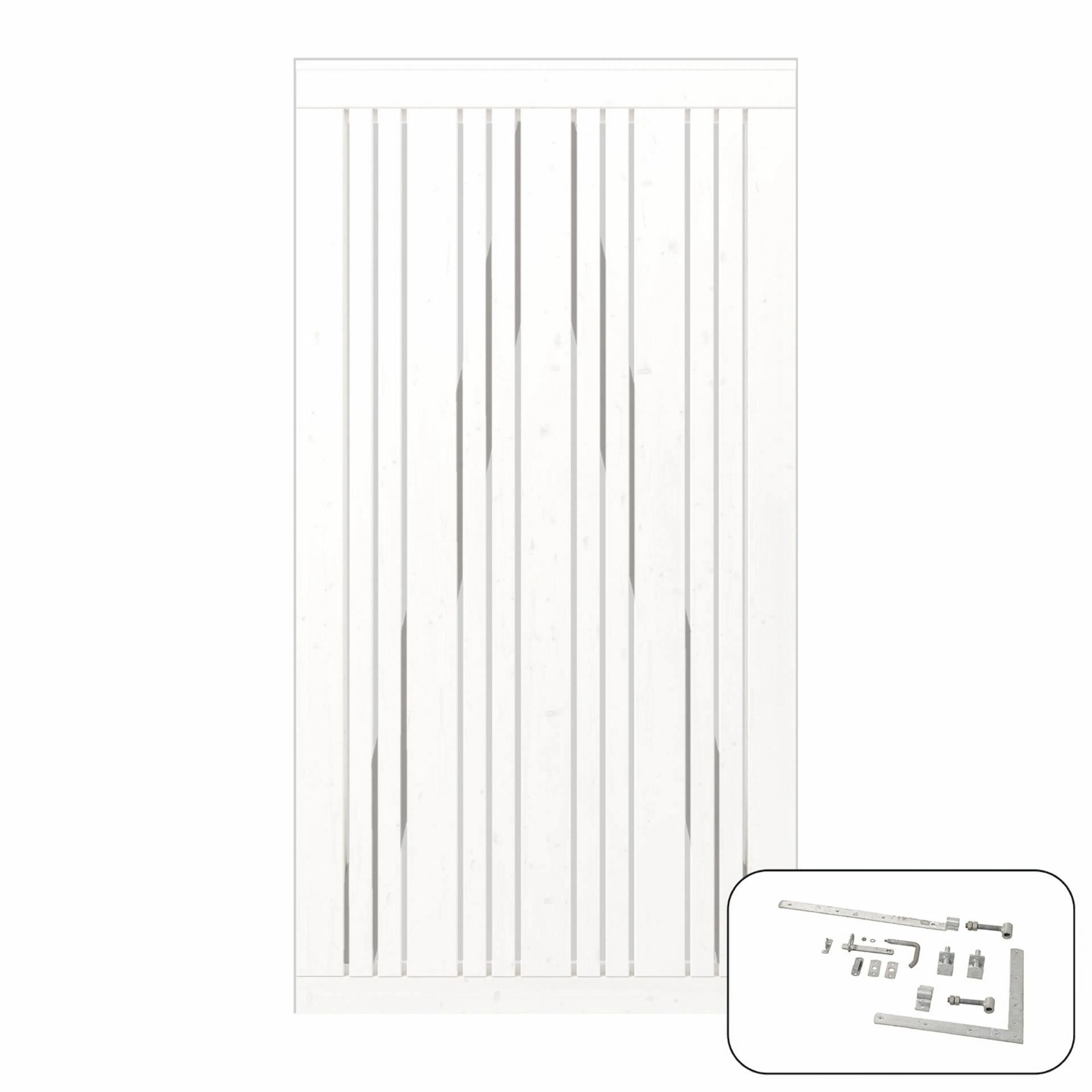 Vit RAL 9010