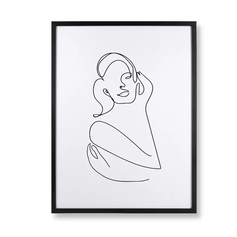 Tavlor Art for the Home Seducing Silhouette Oval