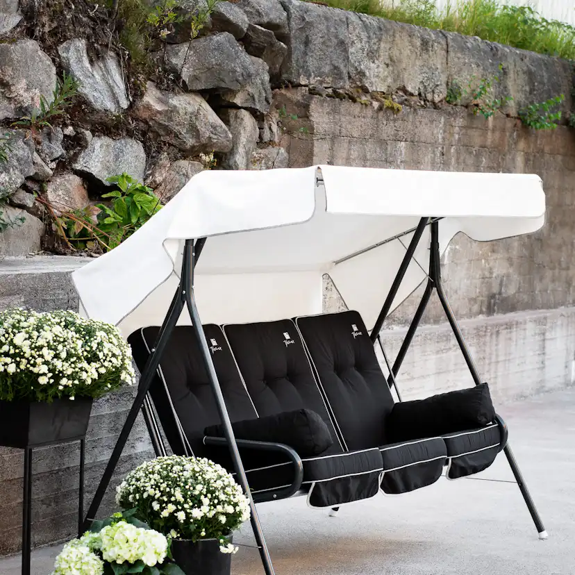 Suvi 3- pers. hammock, 71B-1 Grå/Svart