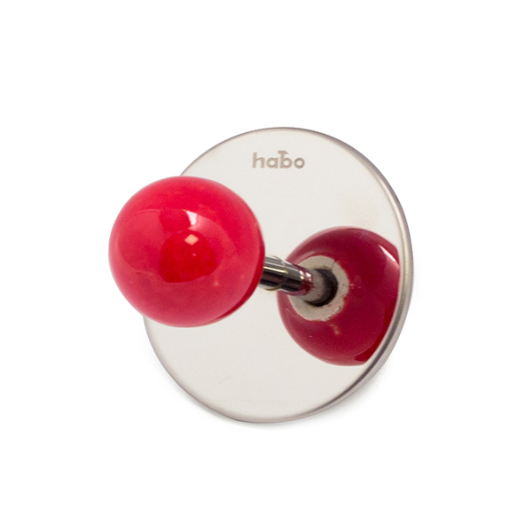 Handdukskrok Habo Pearl Röd