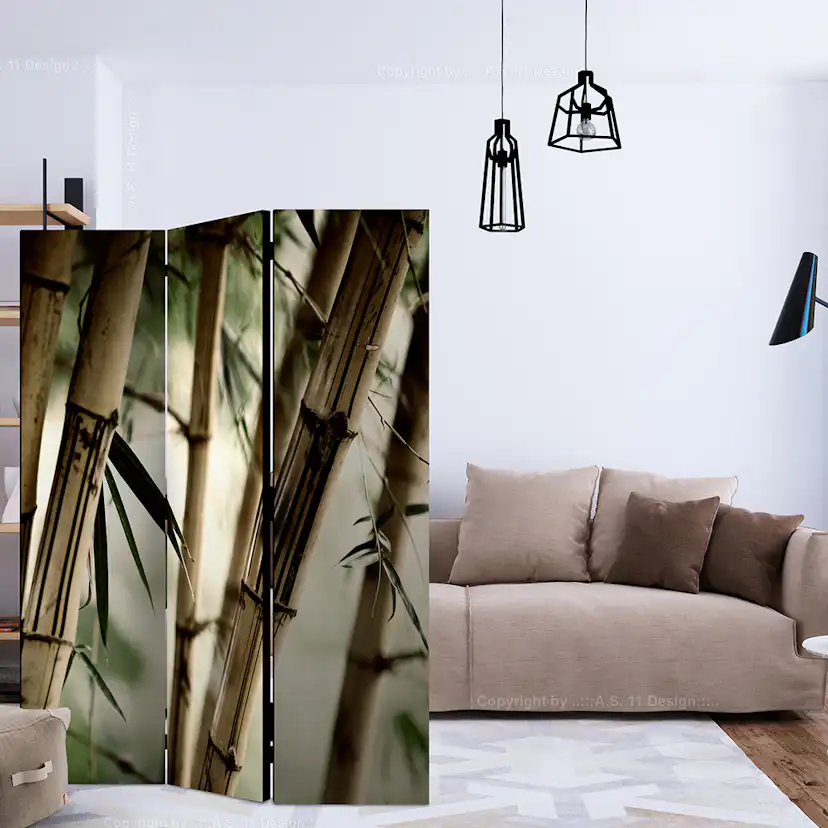 Rumsavdelare Skärmvägg Arkiio Fog And Bamboo Forest 135x172 cm