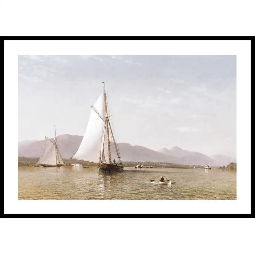 Poster Gallerix The Hudson At The Tappan Zee By Francis Augustus Silva