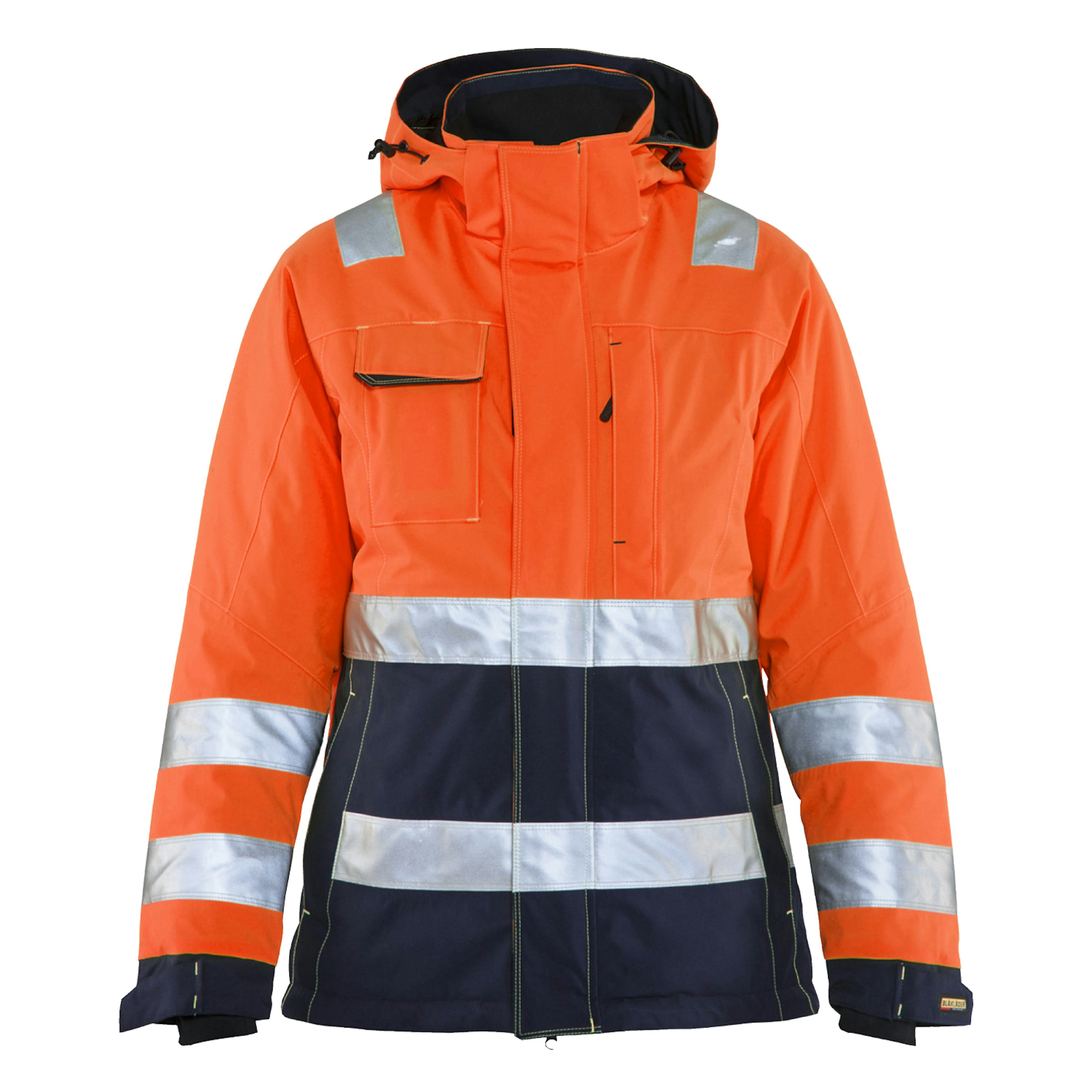 Varselorange/Marinblå