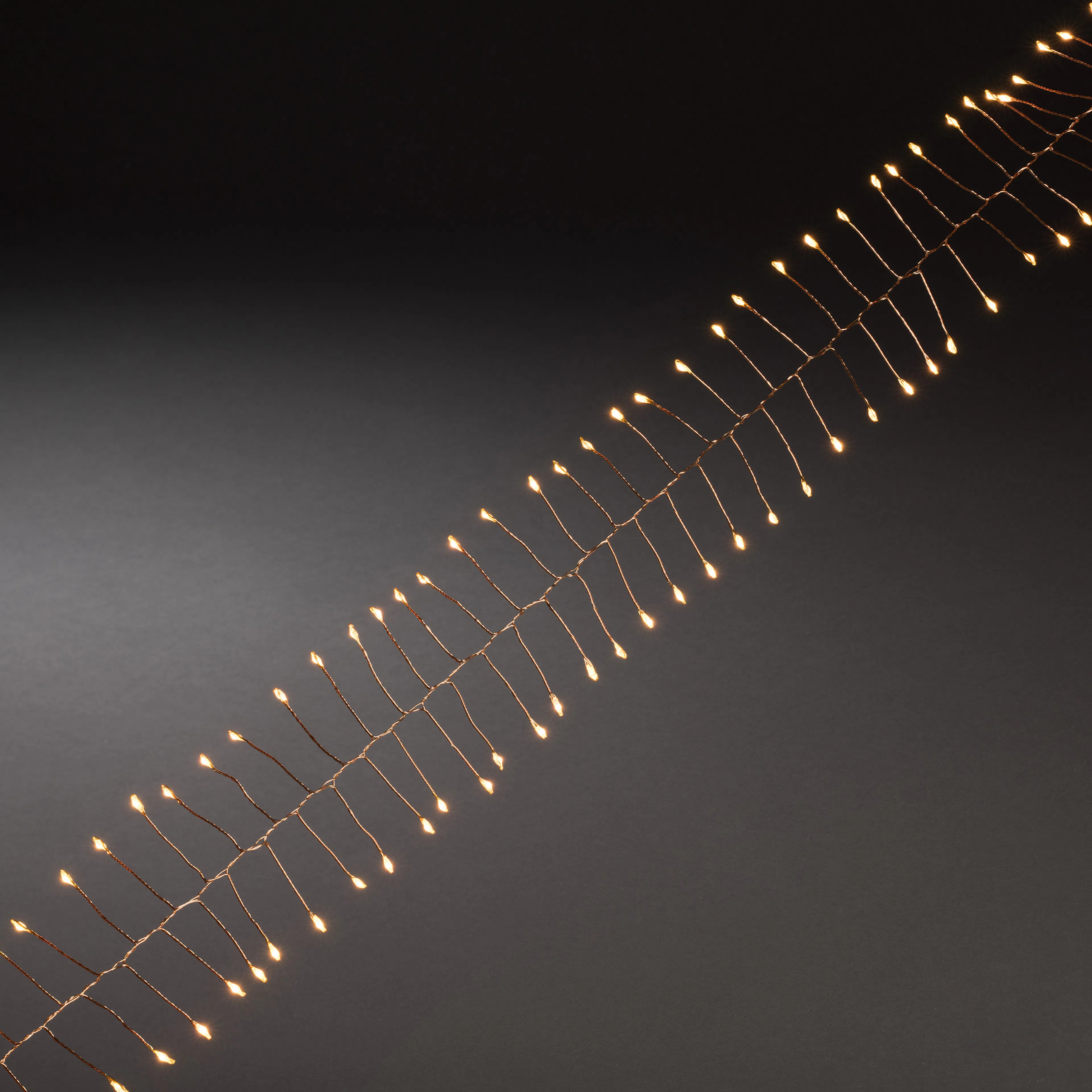 Ljusslinga Gnosjö Konstsmide Microcluster Amber LED 200L