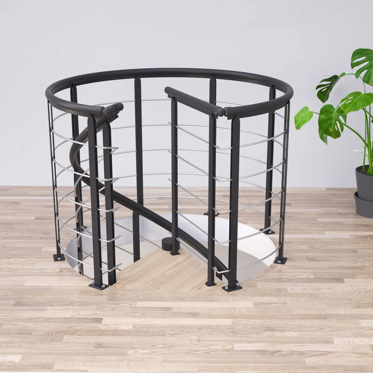 Skyddsräcke Dolle Design Spiraltrappa