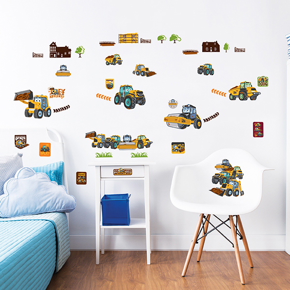 Väggdekor Walltastic My 1st JCB 44722