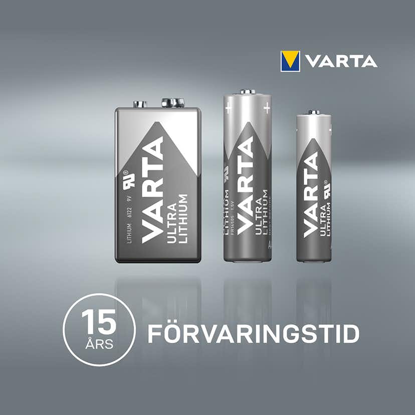 Batteri VARTA Ultra Litium LR06/AA 4-Pack