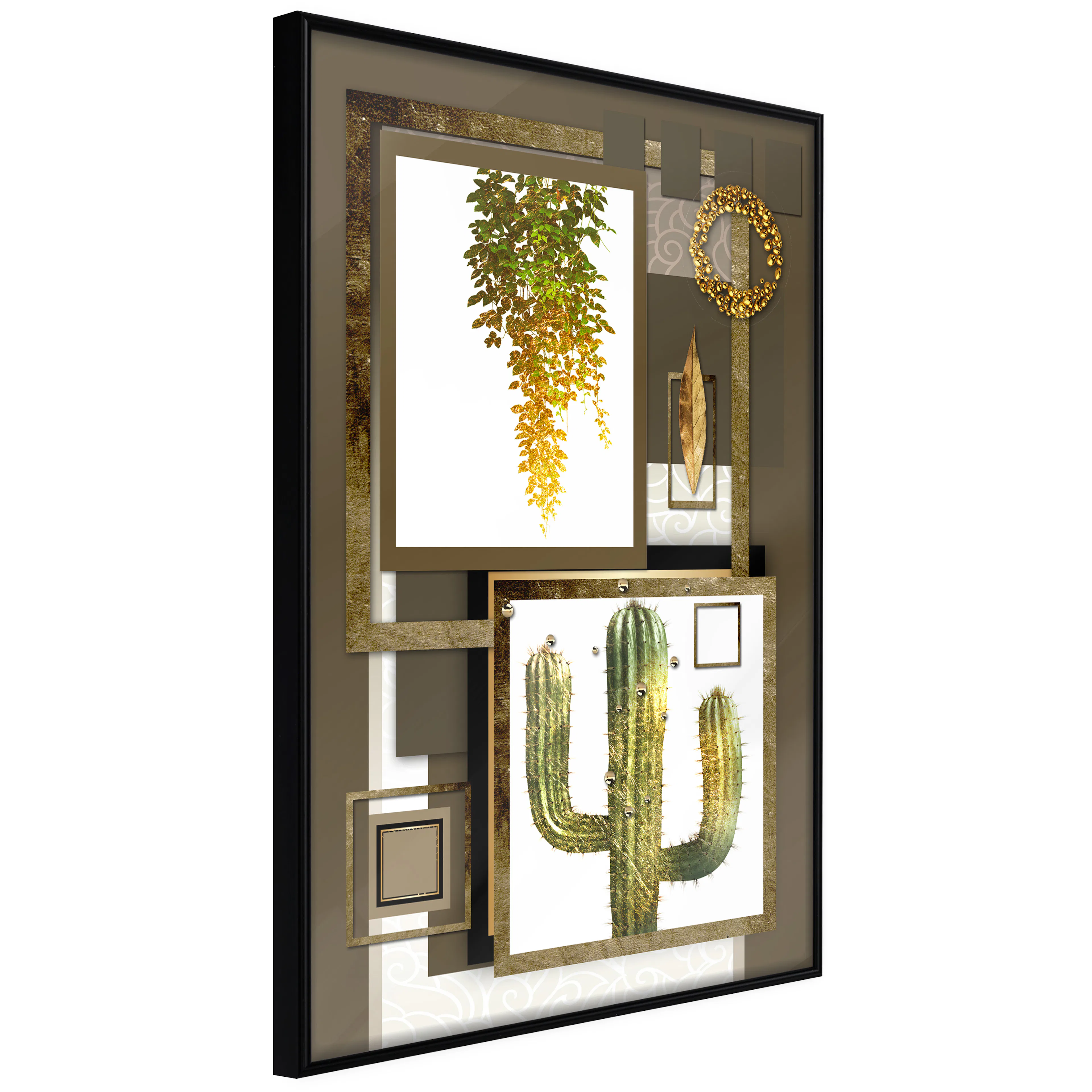 Affisch - Tropical Plants [Poster] 40x60 Svart ram, 40x60 cm