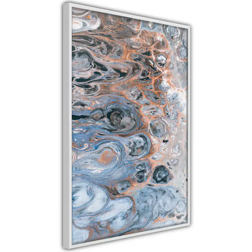 Poster Artgeist Affisch Sienna Blue Marble