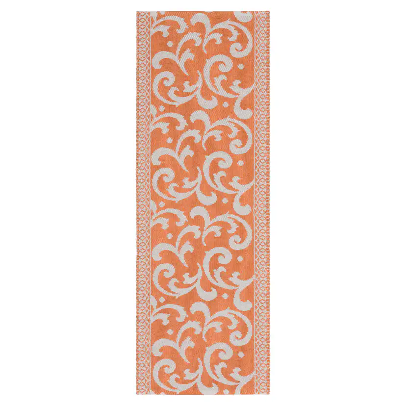 Barock Löpare Orange 120x33 Orange, 33x120 cm