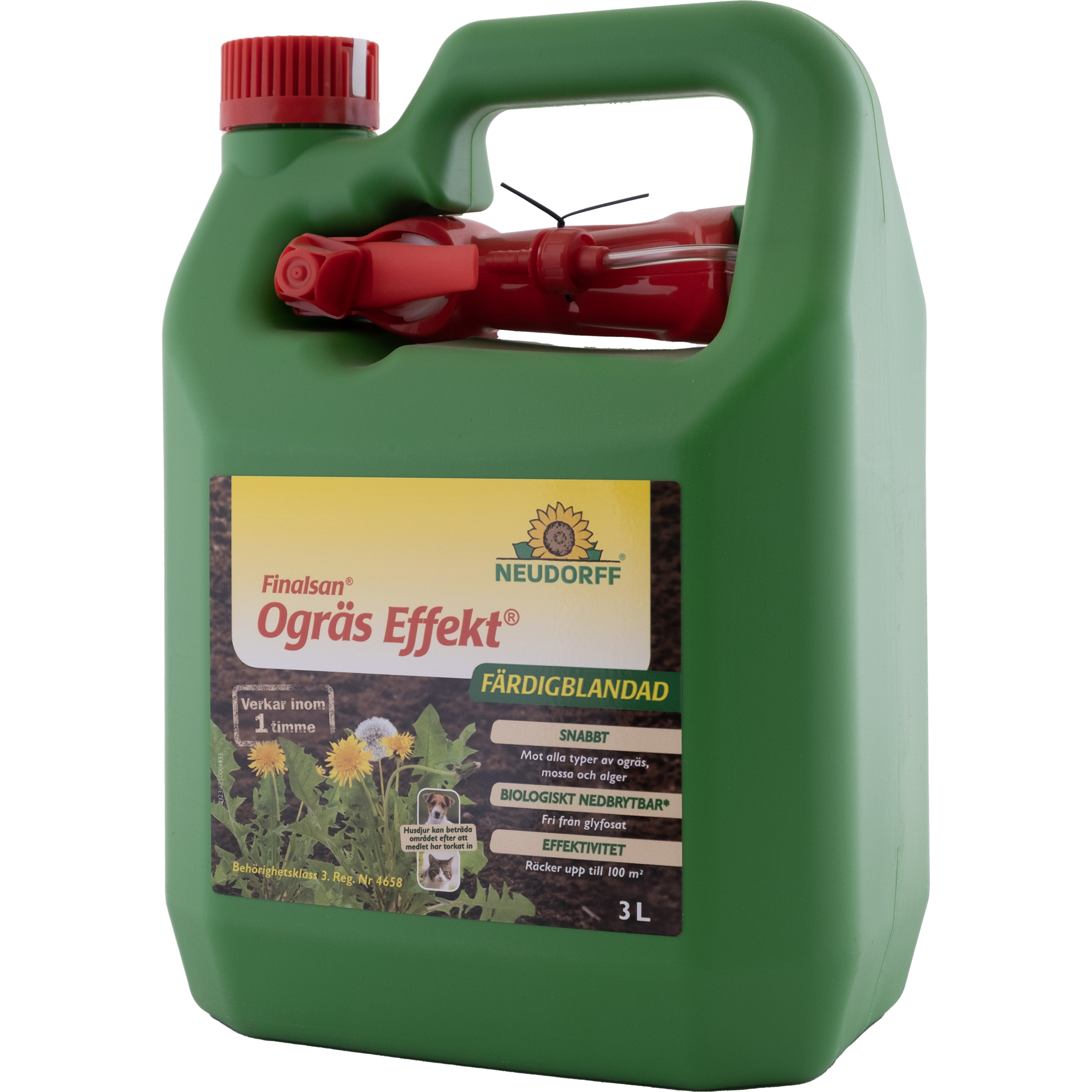 Ogräsbekämpning Neudorff Effekt Spray 3L för Trädgård