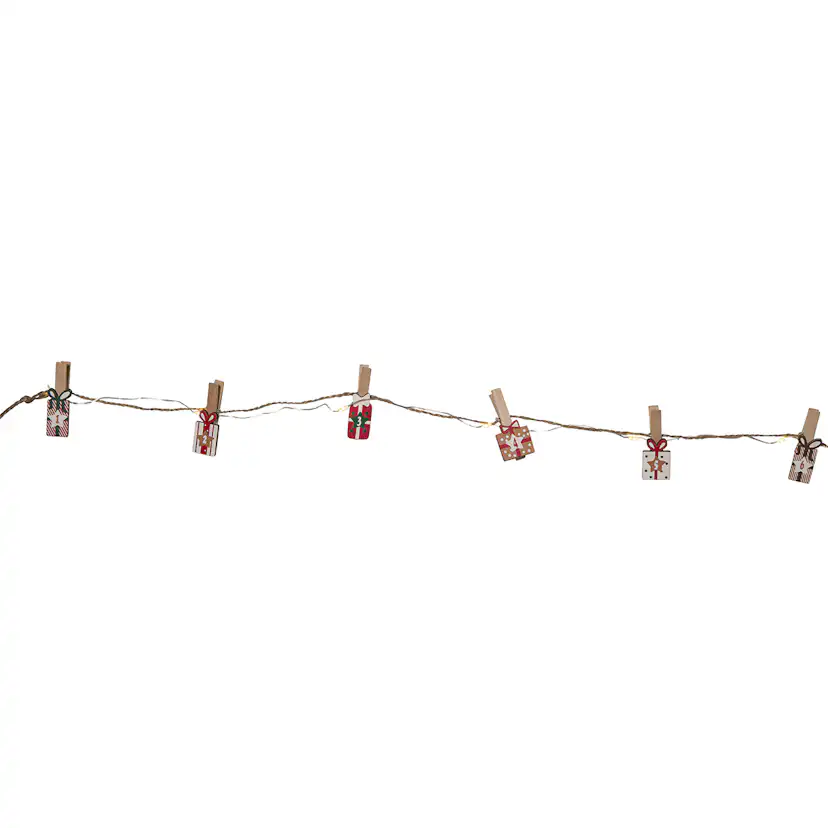 Ljusslinga Star Trading Clippy Advent LED Batteridriven