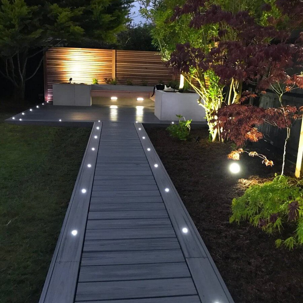 Decklight Gelia Trädgårdsbelysning 6-Pack Set Inkl Trafo 5W