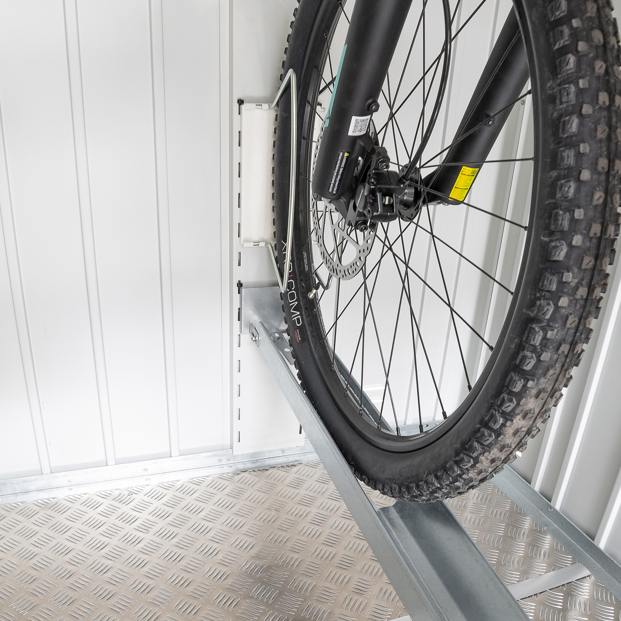 Cykelhängare Biohort MiniGarage L Silver/Metallic