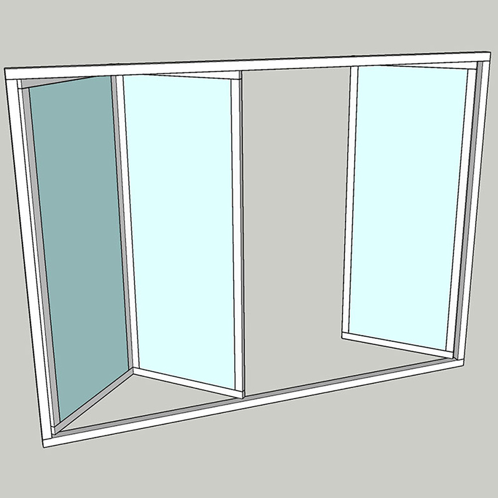 Vikparti Allvy Sunroom s75 3-Glas 3-Delad