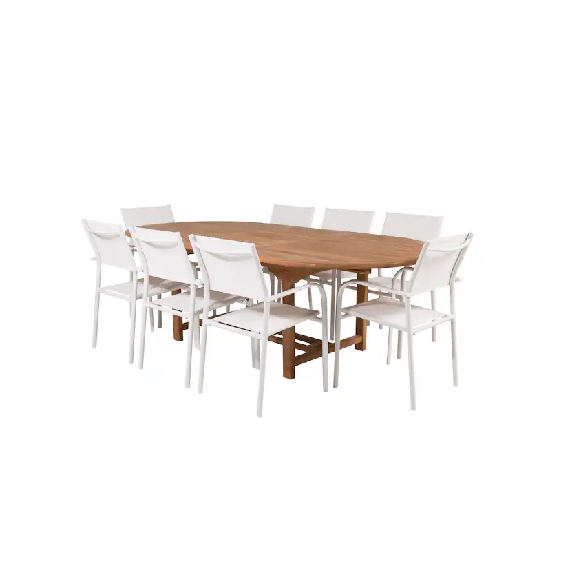 Matgrupp Venture Home Kiara 180/240 med 8 Siri Stolar