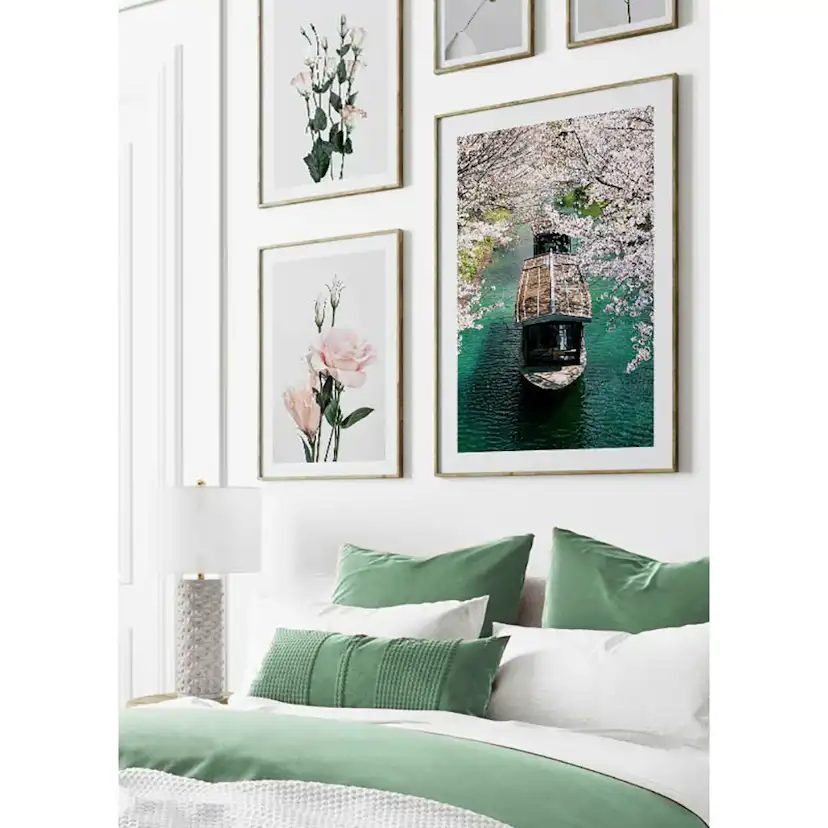 Poster Gallerix Boats On The Uji Canal